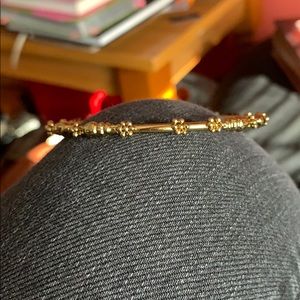 gold floral bracelet